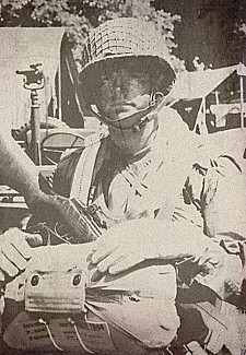 Een "pathfinder" van het 508th PIR, 82nd Abn Div.